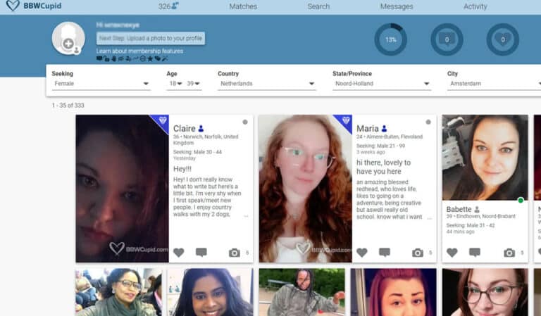 Explorando o mundo do namoro online – Revisão do BBWCupid