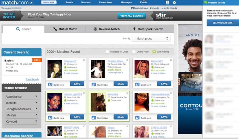 Match.com Review: een nadere blik op het populaire online datingplatform