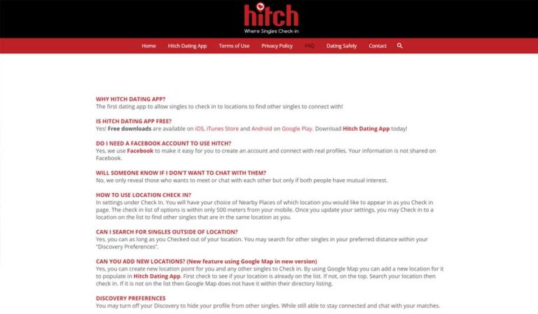 Hitch Review – Neue Dating-Möglichkeiten erschließen